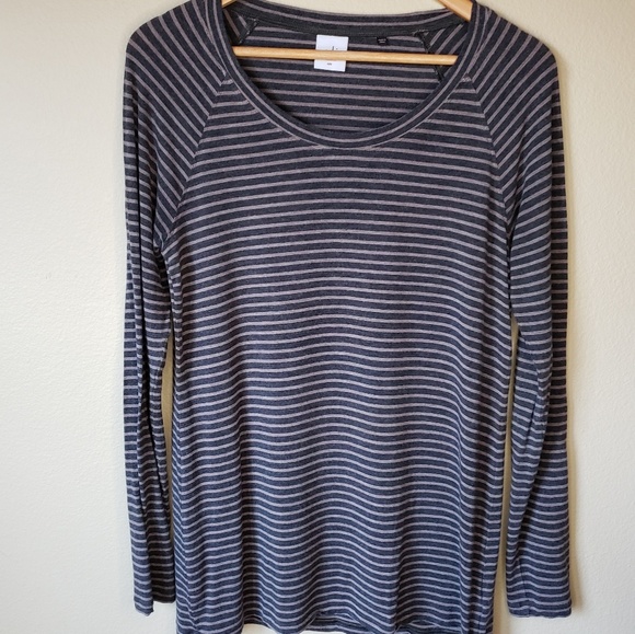 Cabi Blair Striped Long Sleeve Longer Leng… - Picture 1 of 5